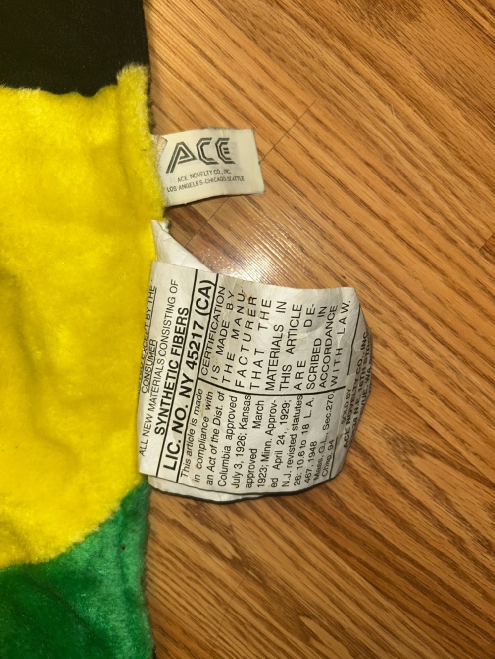 TMNT PIllow Pal RARE 1989 Raphael  GUC - Picture 2 of 9